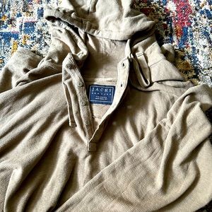 Jachs New York waffle hooded Henley